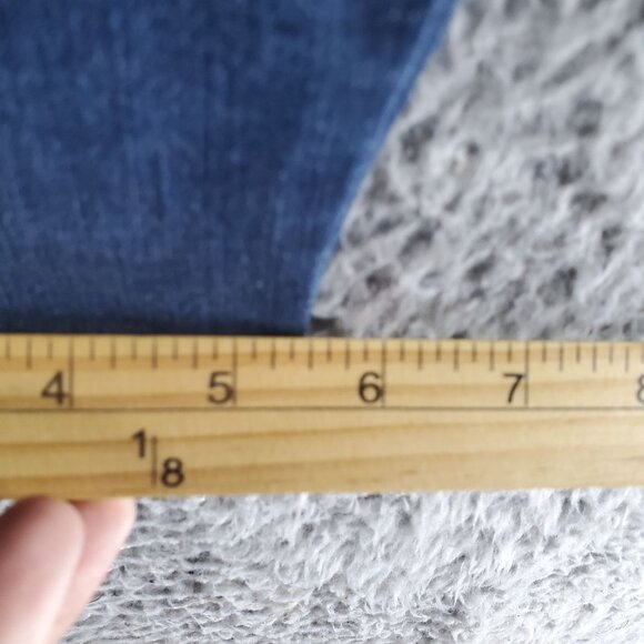 Signature Levi Strauss Jeans Womens Size 18 Long Blue Shaping Pull-On Skinny - Picture 10 of 12